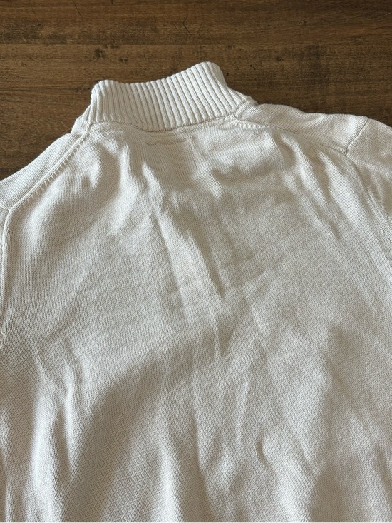 Vintage Weatherproof Nordic Quarter Zip Sweater | Cream | Size M | NWOT - Picture 10 of 12